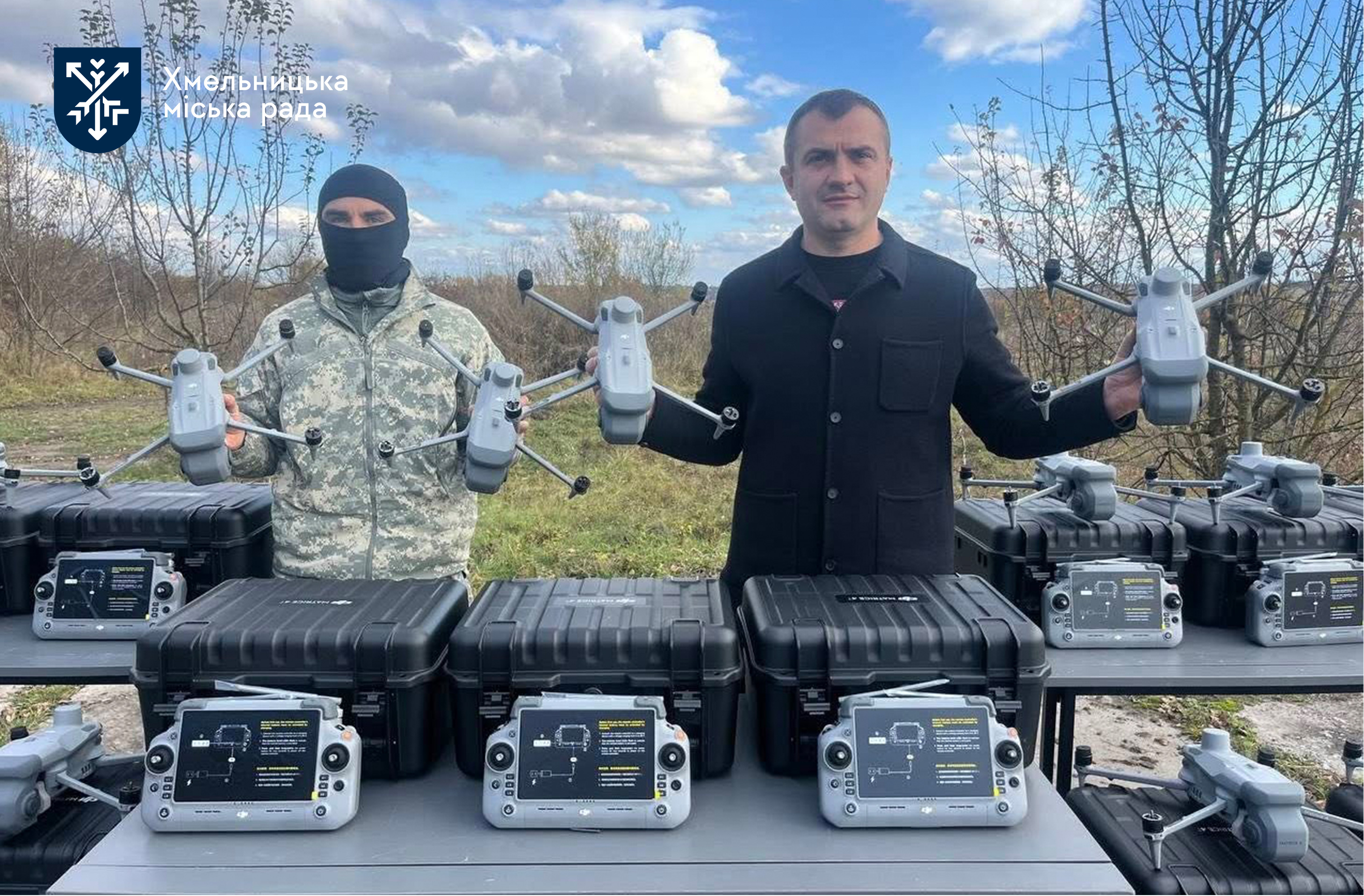 Ще 25 квадрокоптерів DJI Matrice 4T передали сьогодні нашим Силам оборони!