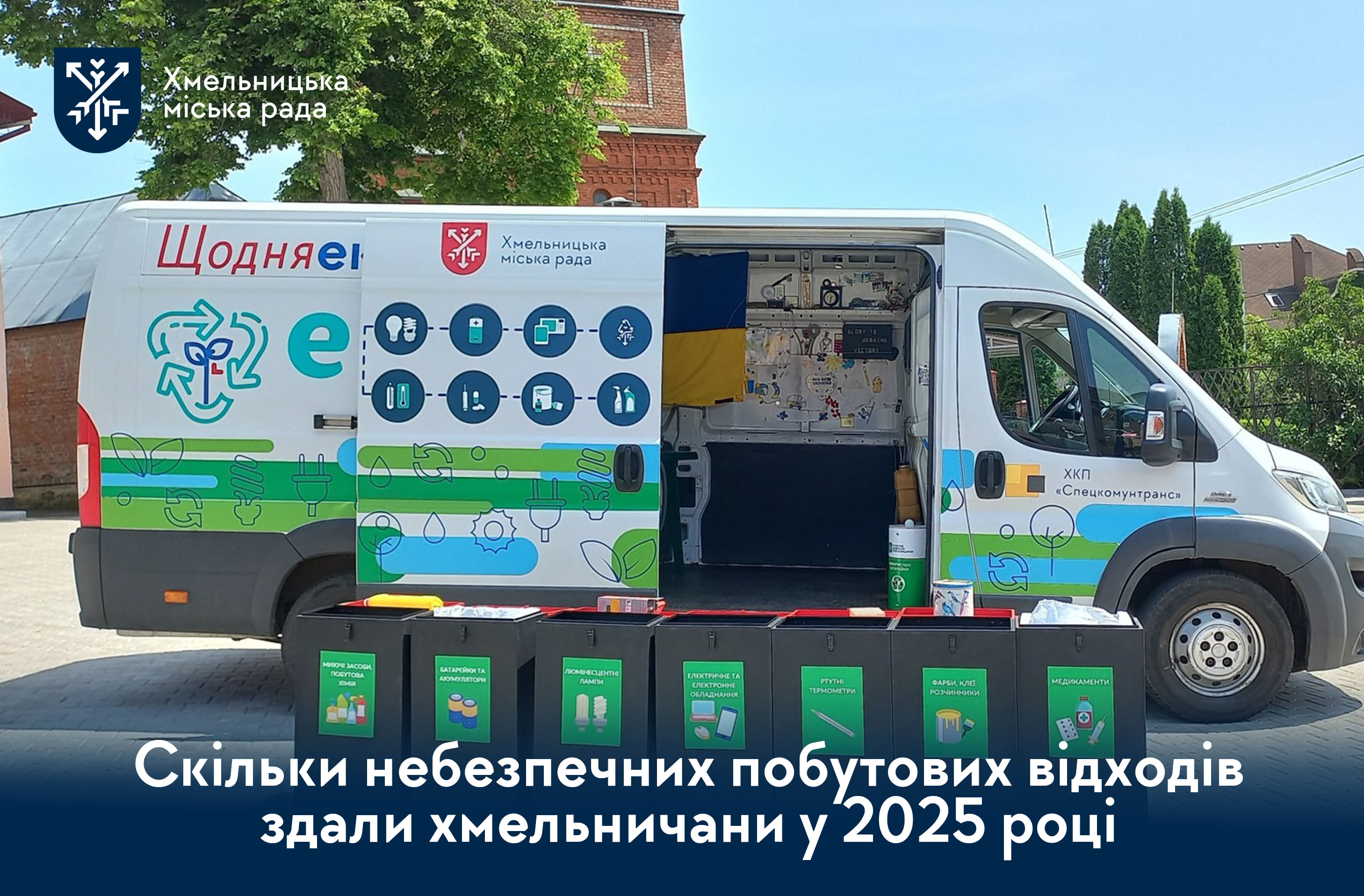 Рекордний збір небезпечних відходів у Хмельницькому: цифри 2025 року вражають