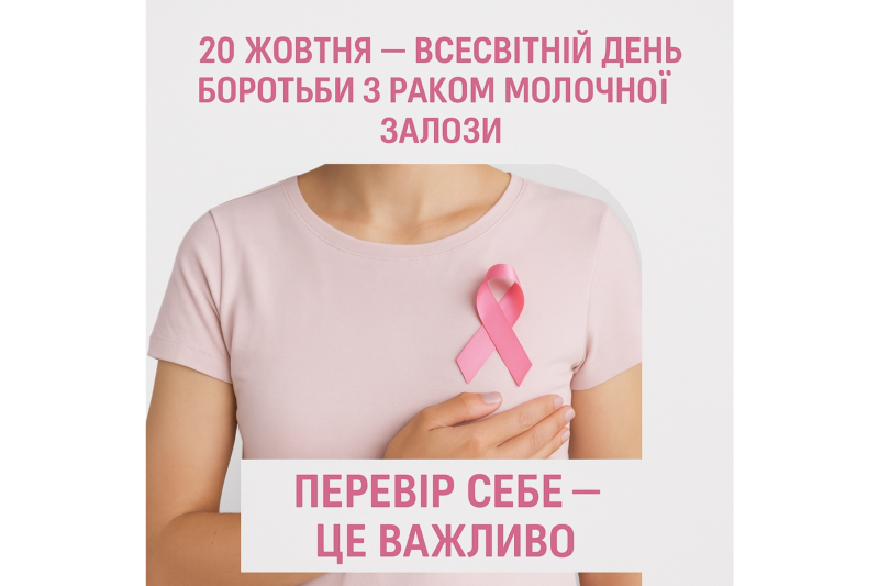 Продовжуємо цикл відео до Всесвітнього дня боротьби з раком молочної залози