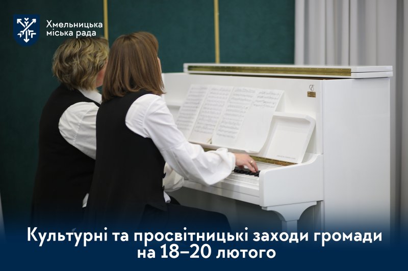 Вшанування Героїв Небесної Сотні та мистецькі проєкти: культурні події громади на 18–20 лютого