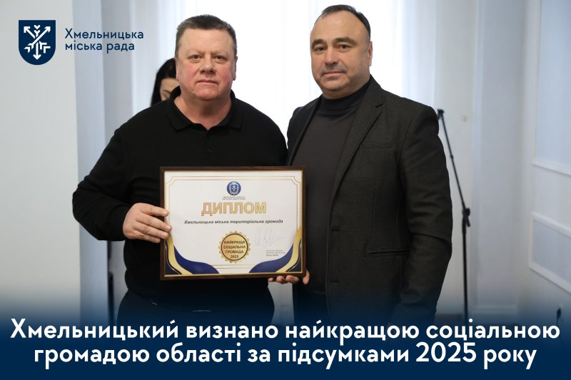 Хмельницька громада — переможець обласного конкурсу «Найкраща соціальна громада»